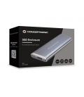 Conceptronic DDE03G caja para disco duro externo Caja externa para unidad de estado sólido (SSD) Gris M.2 - Imagen 4