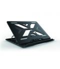 Conceptronic ERGO Laptop Cooling Stand 39,6 cm (15.6") Soporte para ordenador portátil Negro - Imagen 2