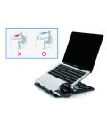 Conceptronic ERGO Laptop Cooling Stand 39,6 cm (15.6") Soporte para ordenador portátil Negro - Imagen 6