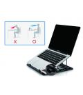 Conceptronic THANA ERGO S, Laptop Cooling Stand 39,6 cm (15.6") Soporte para ordenador portátil Gris - Imagen 7