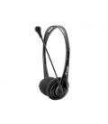 Equip Chat Headset Auriculares Diadema Conector de 3,5 mm Negro - Imagen 2