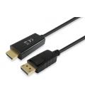 Equip 119390 adaptador de cable de vídeo 2 m DisplayPort HDMI Negro - Imagen 2