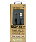 SilverHT Cable Lightning MFI - Smart Led Luxury Edition 1m - Gris oscuro - Imagen 3