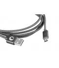 SilverHT Cable MicroUSB Smart Led Luxury Edition 1,5m - Gris oscuro - Imagen 3