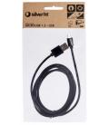 SilverHT Cable MicroUSB Basic negro / (1,5m) - Imagen 2