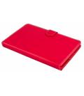 SilverHT Funda con teclado para tablets de 9 a 10'1 pulgadas Rojo y Blanco - Imagen 6