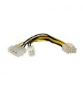StarTech.com Adaptador de corriente EPS de 4 Pines a 8 Pines de 6 pulgadas con LP4 - H/M - Imagen 2