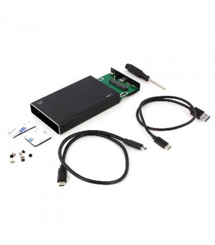 Carcasa ewent para disco duro 2.5pulgadas usb 3.1 inclue cable c - c y c