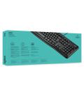 Logitech Keyboard K120 for Business teclado USB QWERTY Internacional de EE.UU. Negro - Imagen 7