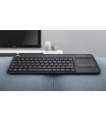 Logitech K400 Plus teclado RF inalámbrico QWERTY Español Negro - Imagen 8