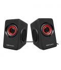 Mars Gaming MS1 altavoz Negro, Rojo Alámbrico 10 W - Imagen 11