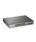 Zyxel GS1350-18HP-EU0101F switch Gestionado L2 Gigabit Ethernet (10/100/1000) Energía sobre Ethernet (PoE) Gris - Imagen 5