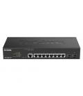 D-Link DGS-2000-10P switch Gestionado L2/L3 Gigabit Ethernet (10/100/1000) Energía sobre Ethernet (PoE) 1U Negro - Imagen 2