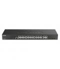 D-Link DGS-2000-28 switch Gestionado L2/L3 Gigabit Ethernet (10/100/1000) 1U Negro - Imagen 2