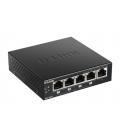 D-Link DGS-1005P switch No administrado L2 Gigabit Ethernet (10/100/1000) Energía sobre Ethernet (PoE) Negro - Imagen 4