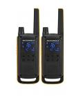 Motorola T82 Extreme Twin Pack two-way radios 16 canales Negro, Naranja - Imagen 11