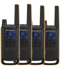 Motorola Talkabout T82 Extreme Quad Pack two-way radios 16 canales Negro, Naranja - Imagen 4