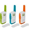 Motorola TALKABOUT T42 two-way radios 16 canales Azul, Verde, Naranja, Blanco - Imagen 4
