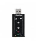 Ewent EW3762 cambiador de género para cable USB audio-in/audio-out Negro - Imagen 3