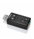 Ewent EW3762 cambiador de género para cable USB audio-in/audio-out Negro - Imagen 5