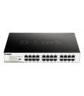 D-Link DGS-1024D switch No administrado Gigabit Ethernet (10/100/1000) 1U Negro, Plata - Imagen 2