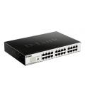D-Link DGS-1024D switch No administrado Gigabit Ethernet (10/100/1000) 1U Negro, Plata - Imagen 3
