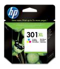 HP Cartucho de tinta original 301XL de alta capacidad Tri-color - Imagen 3