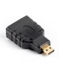 Adaptador lanberg hdmi hembra - micro hdmi macho - Imagen 2