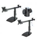 TooQ Soporte de mesa para 2 pantallas (monitor / plasma / LCD / LED) 17"-27" - Imagen 16