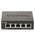 D-Link DGS-1100-05V2 switch Gestionado Gigabit Ethernet (10/100/1000) Negro - Imagen 2