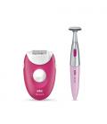 Braun Silk-épil 3 81711457 depiladora 20 pinzas Rosa, Blanco - Imagen 2
