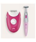 Braun Silk-épil 3 81711457 depiladora 20 pinzas Rosa, Blanco - Imagen 7