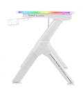 Mars Gaming MGDXLRGBW Mesa Gaming Ergonómica RGB Blanco Grande - Imagen 4