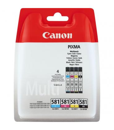 TINTA CANON CLI-581 PACK C/M/Y/BK MULTI BLISTER - Imagen 1
