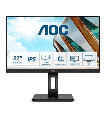 MONITOR AOC 27P2Q 27" IPS FHD VGA DVI HDMI DP MM AJUS PIV - Imagen 1