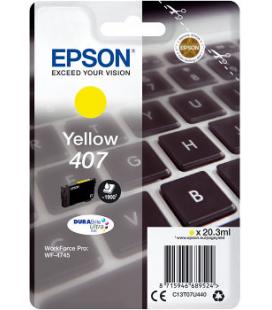 TINTA EPSON 407 AMARILLO - Imagen 1