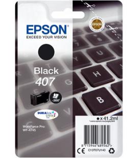 TINTA EPSON 407 NEGRO - Imagen 1