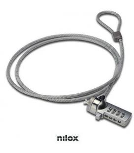 CABLE SEGURIDAD PARA PORTATIL NILOX COMBINACION 4 DIGITOS 1,5M - Imagen 1