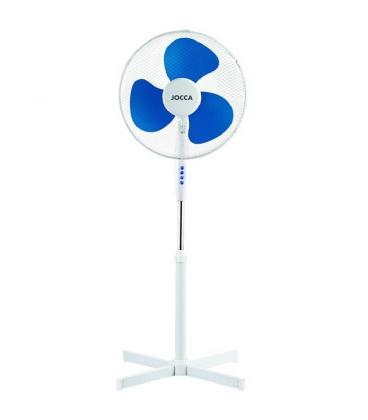 Ventilador de Pie Jocca 1463/ 40W/ 3 Aspas 40cm/ 3 velocidades