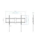 TooQ LP4390F-B soporte para TV 2,29 m (90") Negro - Imagen 8