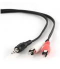 CABLE AUDIO GEMBIRD CONECTOR 3,5MM A RCA 1,5M - Imagen 2