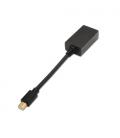 AISENS A125-0137 adaptador de cable de vídeo 0,15 m Mini DisplayPort HDMI Negro - Imagen 3
