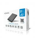AISENS Caja Externa 2,5" ASE-2525B 9.5mm SATA a USB 3.0/USB3.1 Gen1, Negra - Imagen 6