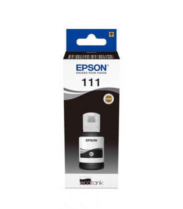 Epson 111 EcoTank Pigment black ink bottle - Imagen 1