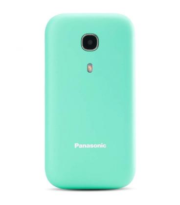 Teléfono móvil panasonic kx-tu400exc para personas mayores/ turquesa - Imagen 1