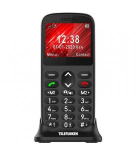 Teléfono móvil telefunken s420 para personas mayores/ negro - Imagen 1