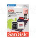 Tarjeta de memoria sandisk ultra 32gb microsd hc uhs-i con adaptador/ clase 10/ 120mbs - Imagen 2