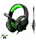 Auriculares gaming con micrófono spirit of gamer pro-h3 xbox edition/ jack 3.5/ verdes - Imagen 1