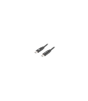 CABLE USB LANBERG 2.0 MACHO/USB C MACHO QUICK CHARGE 4.0 1.8M NEGRO - Imagen 1