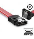 Ewent EC1514 cable de SATA 0,5 m SATA 7-pin Negro, Rojo - Imagen 4
